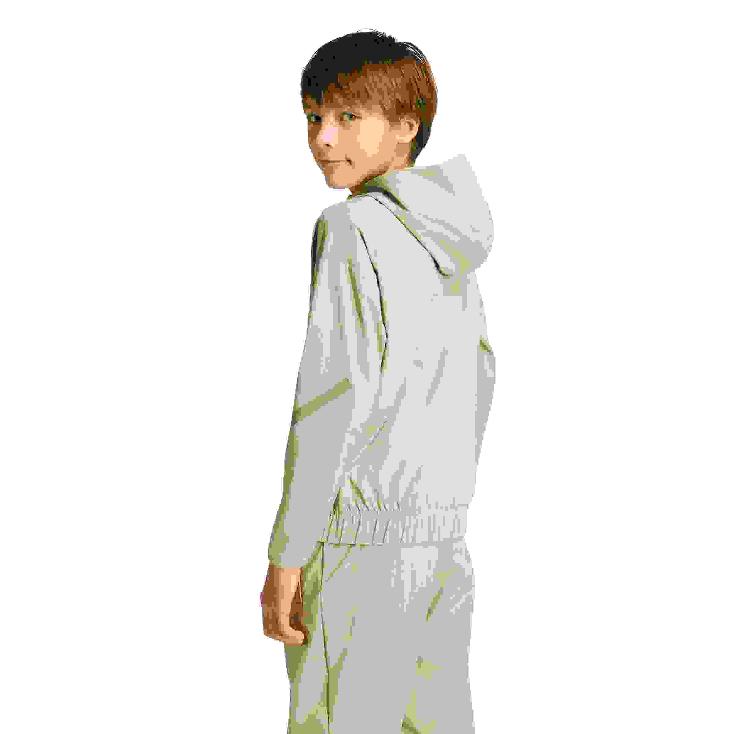 adidas Z.N.E. Woven Travel Cover Up Big Boys' Beige Track Top